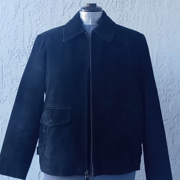 Adventures On The Wing Genuine Suede Jacket - Picture 12 of 15